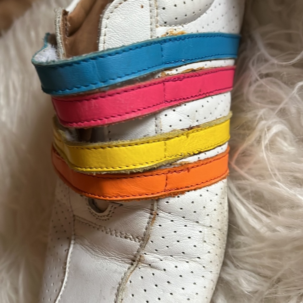 Vintage Lacost Sneakers Rainbow - Picture 8 of 10
